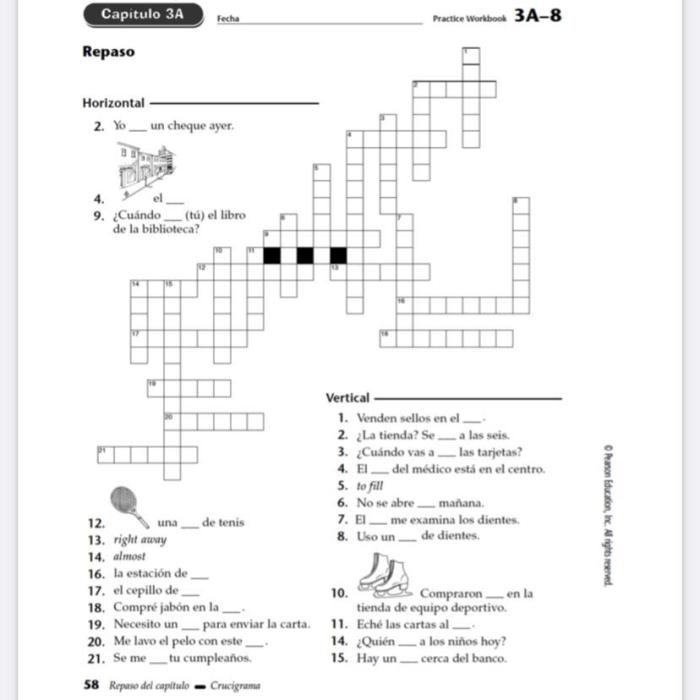 Realidades 2 capitulo 2b answers page 43