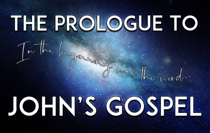 Prologue of the gospel of john