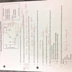 Heating curve for water worksheet answers