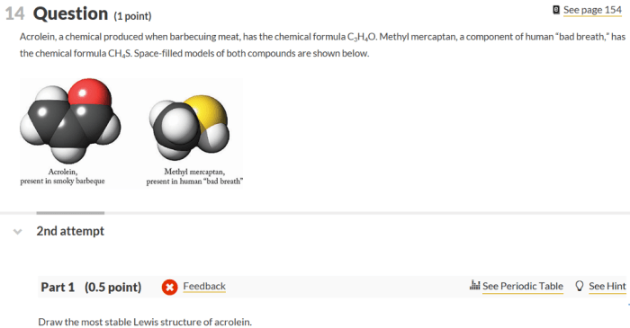 Draw the lewis structure of methyl mercaptan